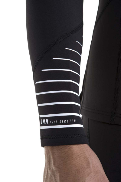 Jobe Toronto Jetski Chaqueta de neopreno de 2 mm con cremallera lateral para hombres Negro
