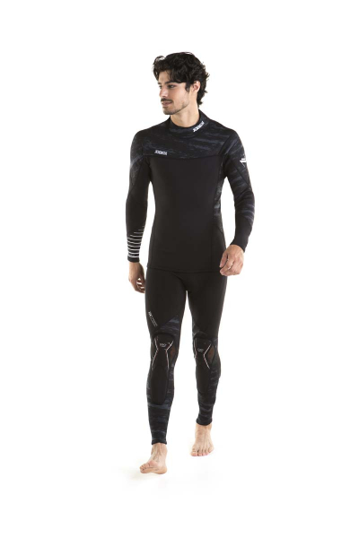 Jobe Toronto Jetski Chaqueta de neopreno de 2 mm con cremallera lateral para hombres Negro