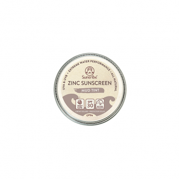 Suntribe All Natural Face & Sport Zinc Sunscreen SPF 30 10g TINTED