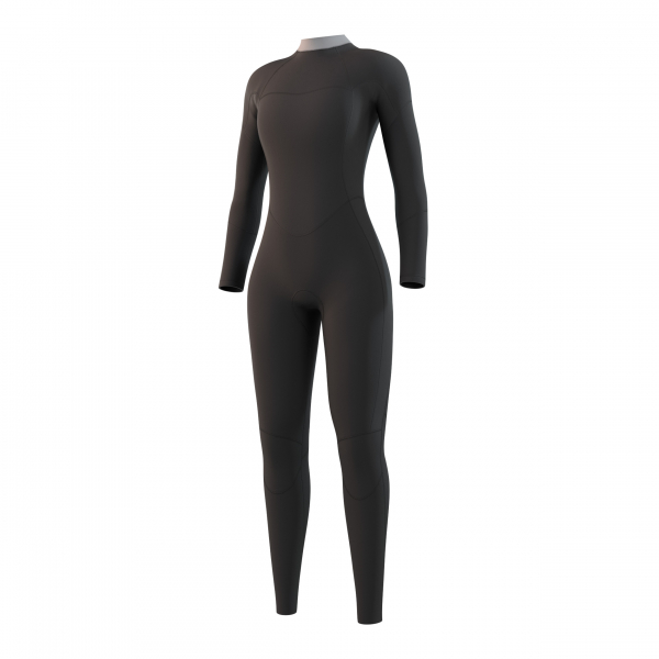 Mystic Brand Wetsuit 3/2mm Back-Zip Flatlock Women Night Blue