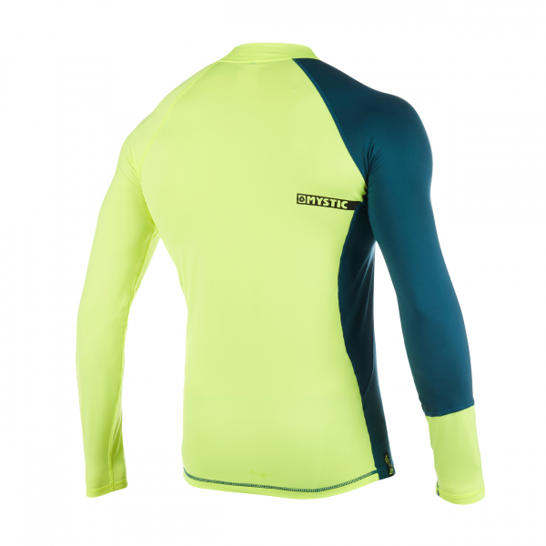 Mystic Crossfire Rashvest Long Sleeve Men Lime 2019