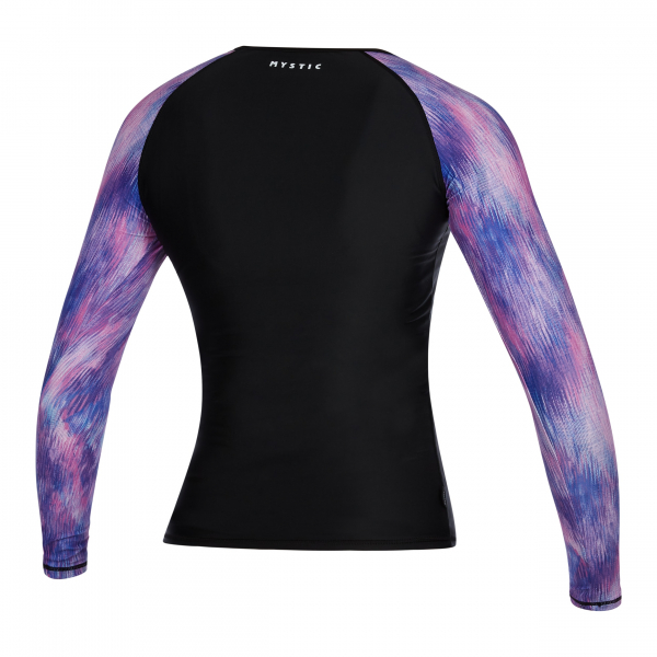 Mystic Diva Long Sleeve Rashvest Crop Tee Women Hollywood Pink