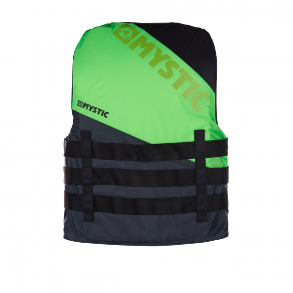 Mystic Rental Wake Life Jacket Frontzip Unisex Black
