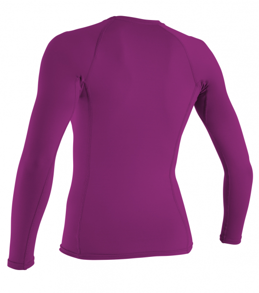 O'Neill Basic Skins Langarm Rash Guard Frauen Fox Pink