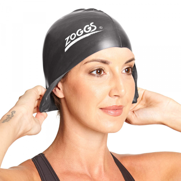 Zoggs Silicone klar Schwimmkappe