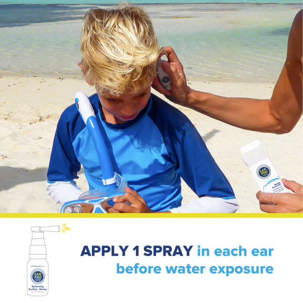 Ear Pro Spray de protection des oreilles pour les sports aquatiques