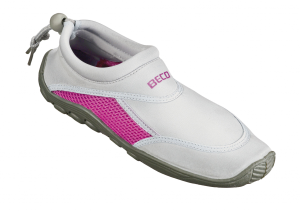 BECO Chaussures de surf et de bain unisexes Gris/Rose