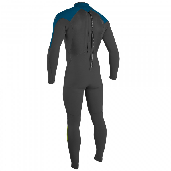 O'Neill Epic Neoprenanzug 3/2mm Back-Zip Männer Black/Ultrablu/DayGlo