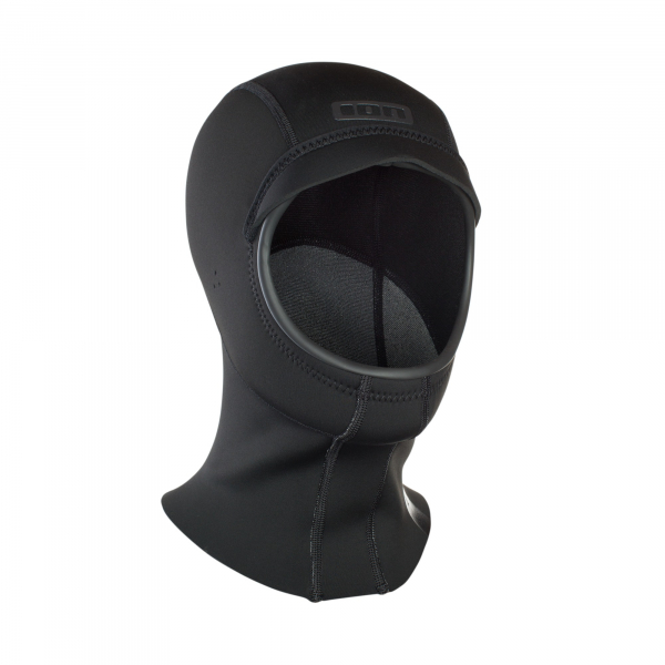 ION Cuffia in neoprene con cappuccio 2/1mm uomo nero