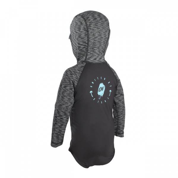 ION Toddler Capucha Rashguard Manga Larga Hombre negro melange
