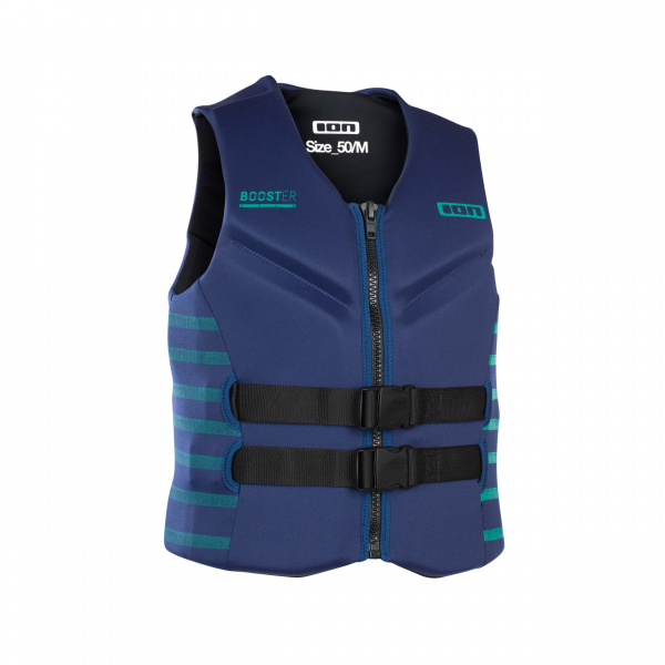 ION Booster USCG Gilet Front-Zip Uomo nero