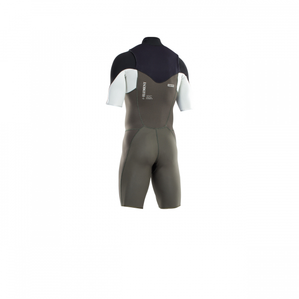 ION Element Shorty 2/2mm Front-Zip Männer dark olive/white/black