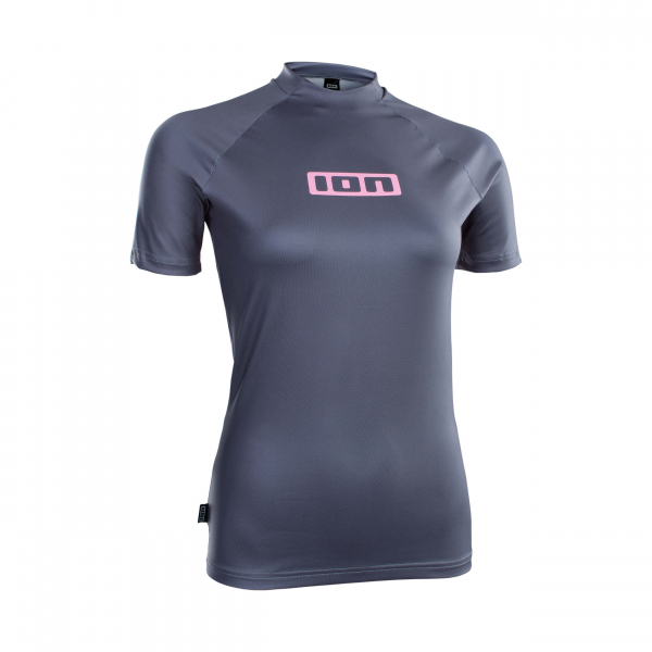 ION Promo Rashguard Manga Corta Mujer Azul Acero