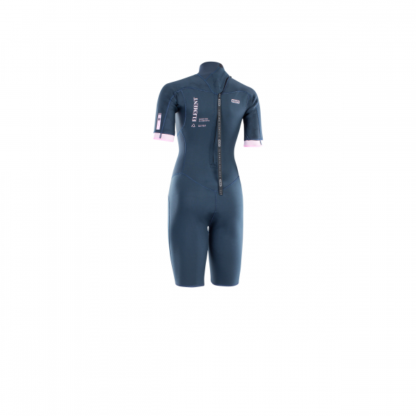 ION Element Shorty 2/2mm Back-Zip Femmes bleu foncé