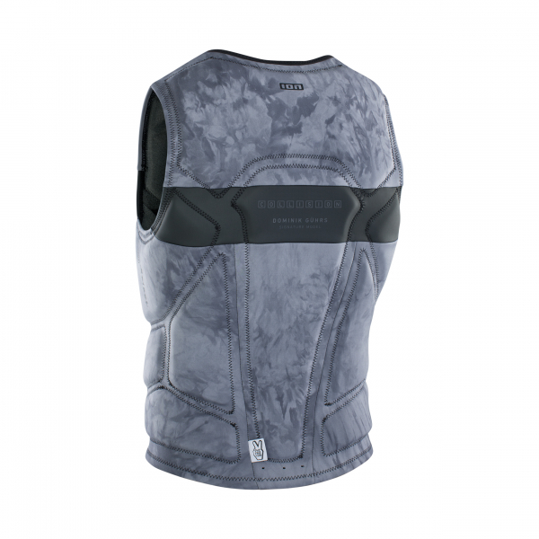 ION Collision Select Chaleco Cremallera Delantera Hombre Tiedye Ltd Gris