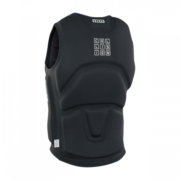 ION Collision Core Chaleco Cremallera Delantera Hombre Negro