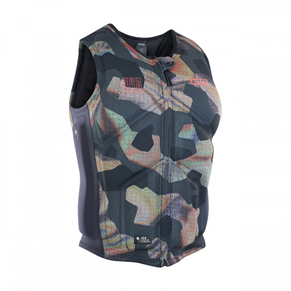 ION Collision Core Gilet Front-Zip Uomo Grigio Camo