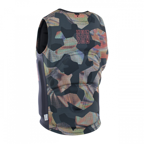ION Collision Core Gilet Front-Zip Uomo Grigio Camo