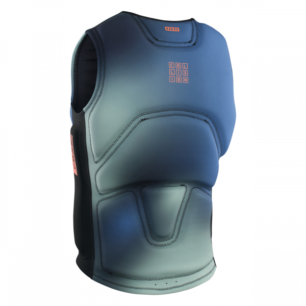 ION Collision Core Gilet Front-Zip Uomo Blu-Gradiente