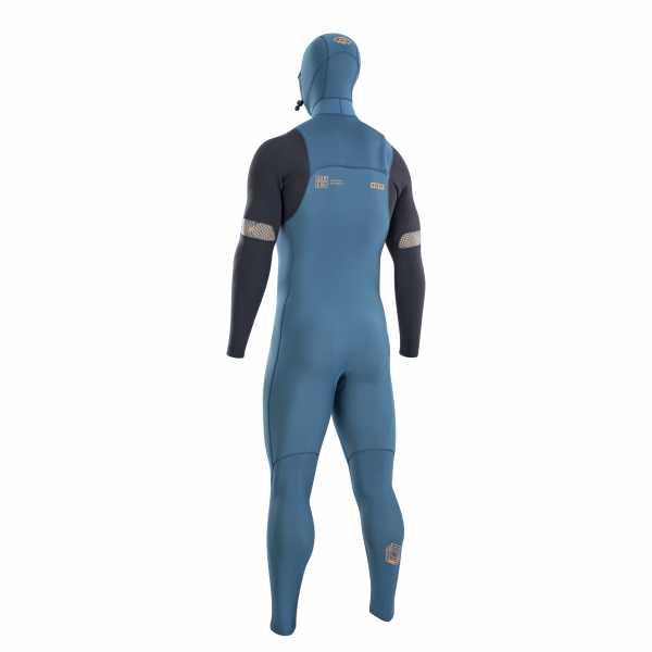 ION Seek Amp Neoprenanzug Hood 6/5 mm Front-Zip Herren petrol
