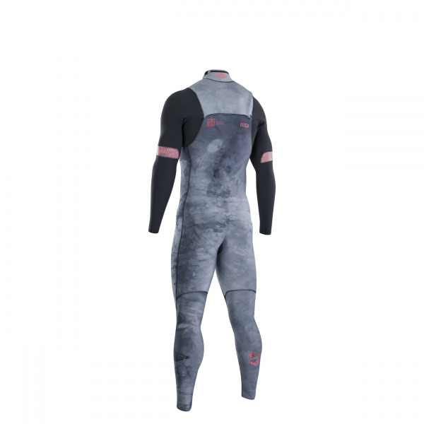 ION Seek Amp traje 3/2 mm cremallera frontal hombre negro