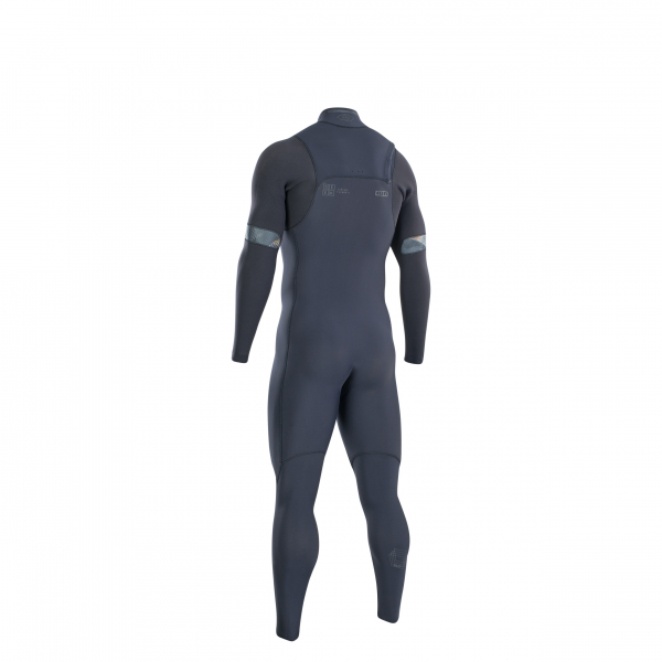 ION Muta Seek Amp 3/2 mm con zip frontale uomo legata-ltd-grigio