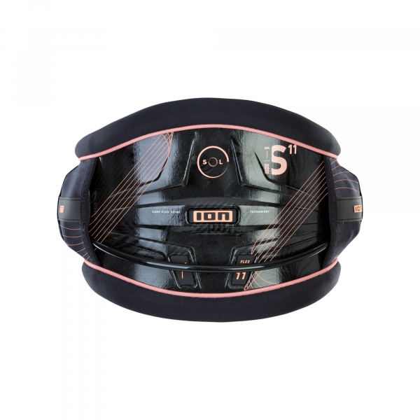 ION Sol Curv Kite 11 Hüft-Trapez Schwarz