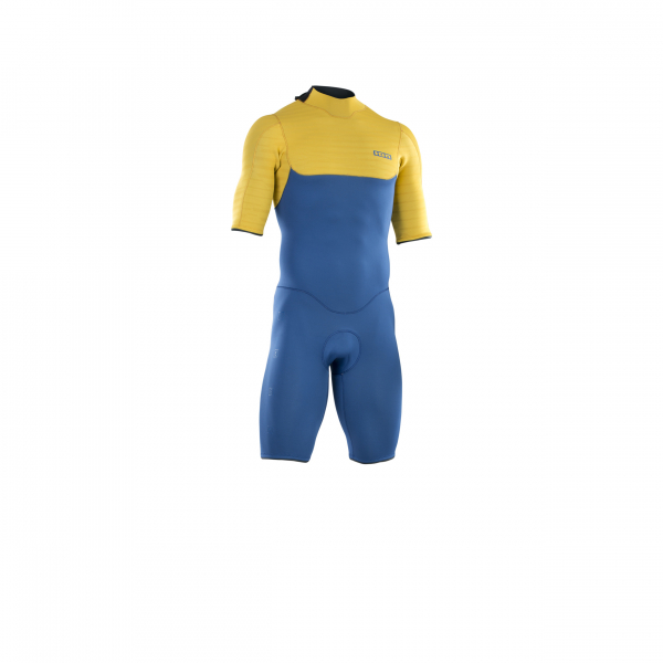ION Seek Core muta shorty manica corta 2/2 mm zip posteriore uomo sbiadita blu