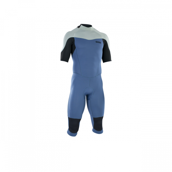 ION Traje de neopreno Element manga larga 3/2 mm cremallera dorsal hombre azul cascada