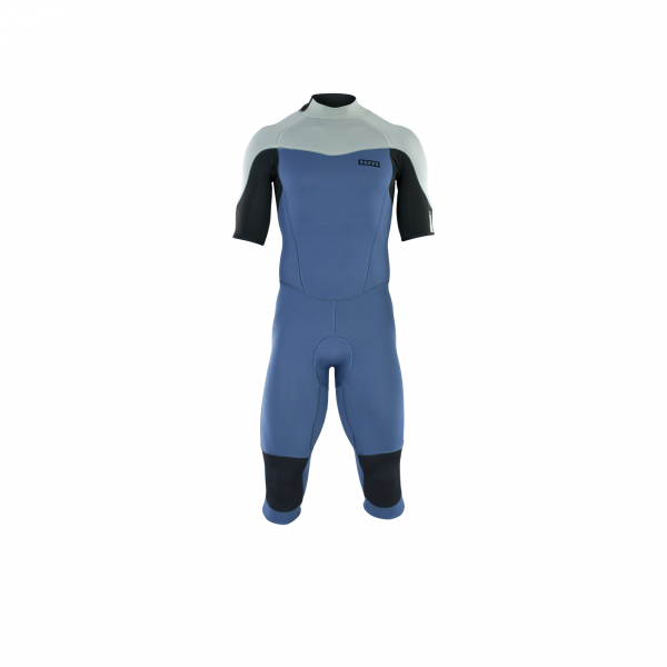 ION Traje de neopreno Element manga larga 3/2 mm cremallera dorsal hombre azul cascada