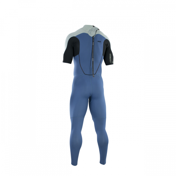ION Element Neoprenanzug Overknee Kurzarm 2/2 mm Back-Zip Herren cascade-blau