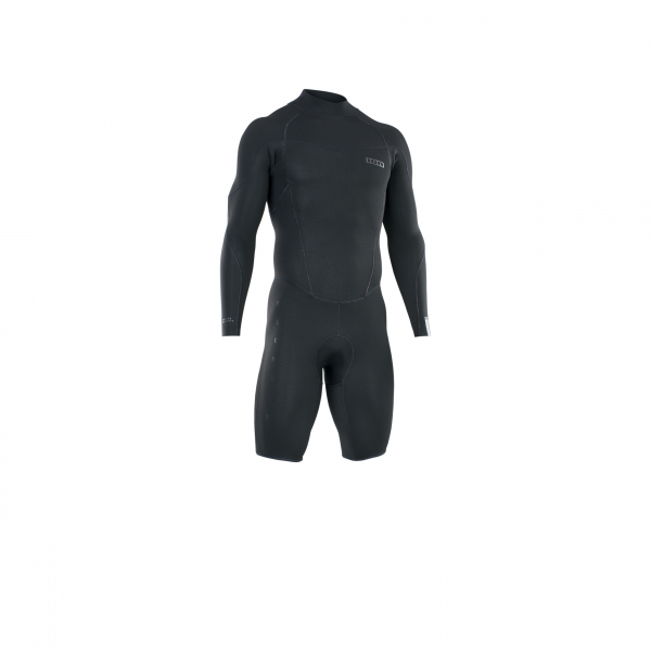 ION Element muta corta manica lunga 2/2 mm zip posteriore uomo nero