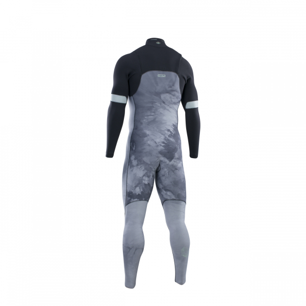 ION Seek Amp traje 4/3 mm cremallera frontal hombres tiedye-ltd-gris