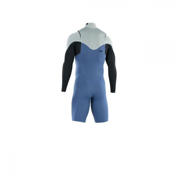 ION Element Neoprenanzug Shorty Langarm 2/2 mm Front-Zip Herren cascade-blau