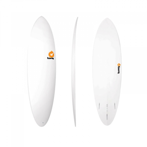 Surfboard TORQ Epoxy TET 6.8 Funboard White