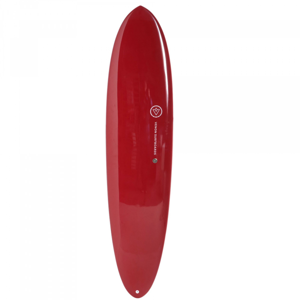 Surfboard VENON Egg 7.6 Pinline Red