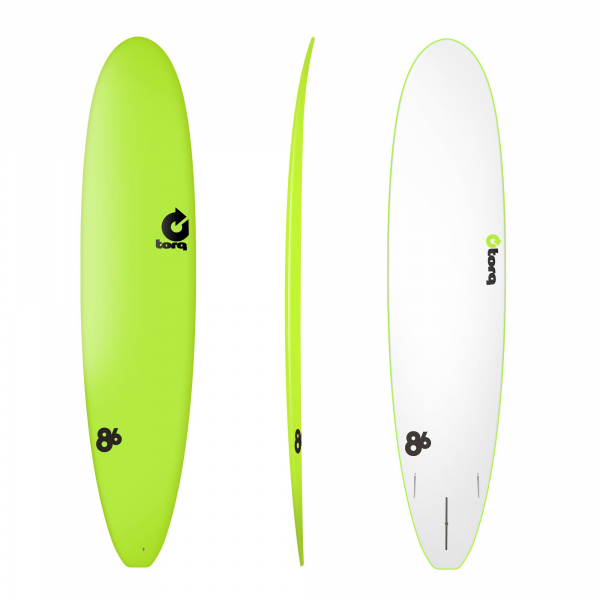 Surfboard TORQ Softboard 8.6 Longboard Grün