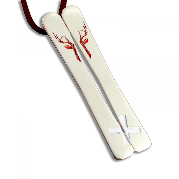 Argento+Surf Gioielli in argento Sci Gr L Doppio Cervo