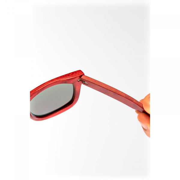 mawaii Gafas de sol de bambú Iraira Ao Negro Plata