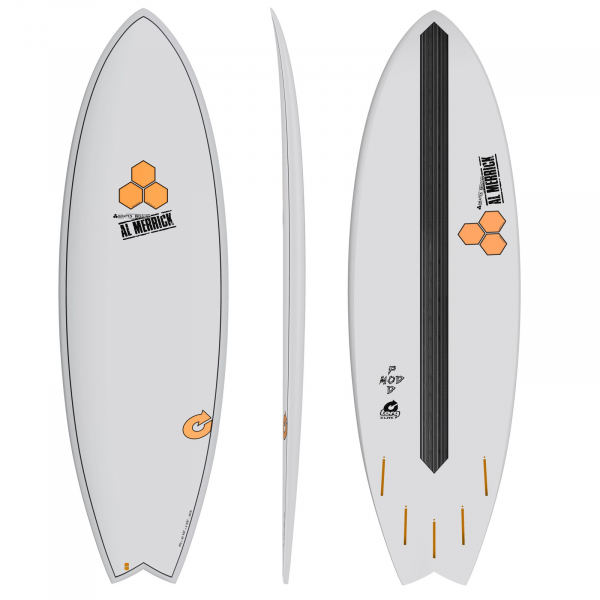 Surfboard CHANNEL ISLANDS X-lite Pod Mod 5.6 gray