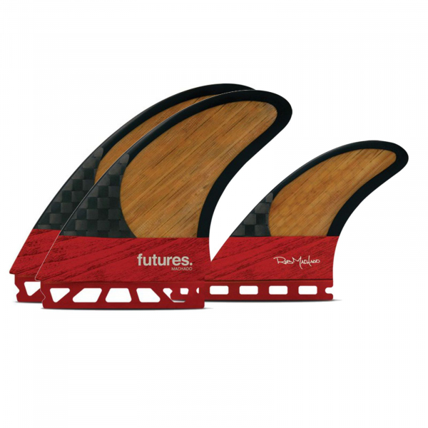 FUTURES Set di tre pinne gemelle Machado Blackstix
