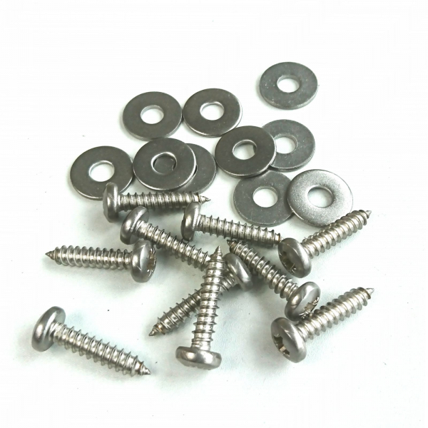 10x vis pour boucle de pied 5,5 x 25 mm V2A