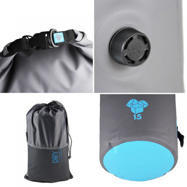 Dry Ice Cooler Bag Cooler Bag 15 liters Grey