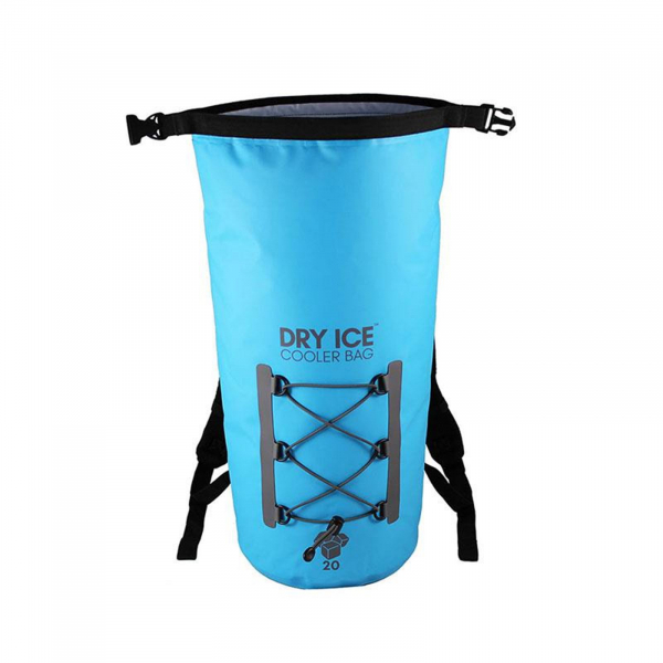 Dry Ice Cooler backpack cooler bag 20 liters turquoise