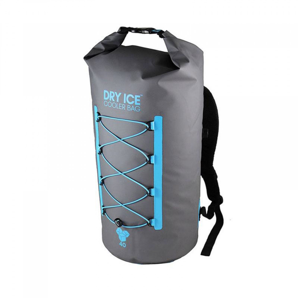 Dry Ice Cooler Rucksack Kühltasche 40 Liter Grau