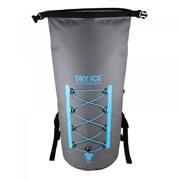 Dry Ice Cooler Rucksack Kühltasche 40 Liter Grau