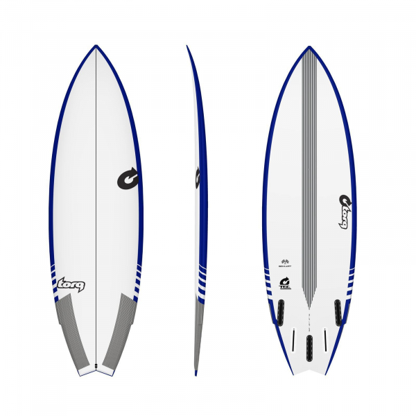 Surfboard TORQ Epoxy TEC Go-Kart 6.6 Rail Blue