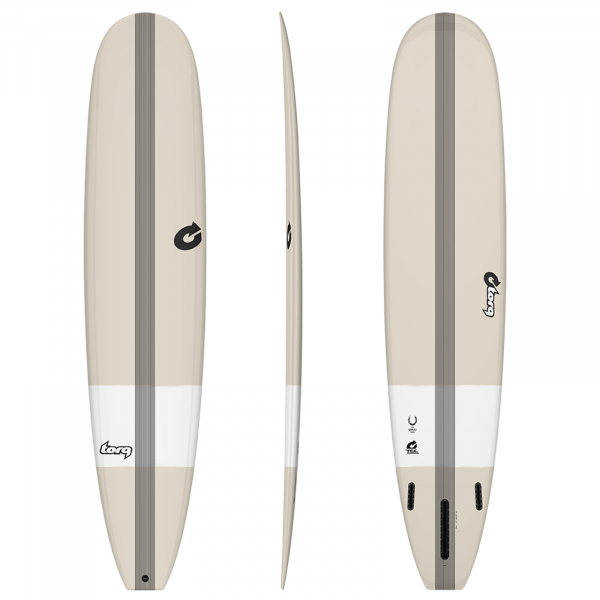 Surfboard TORQ Epoxy TEC The Horseshoe 9.6 Stone