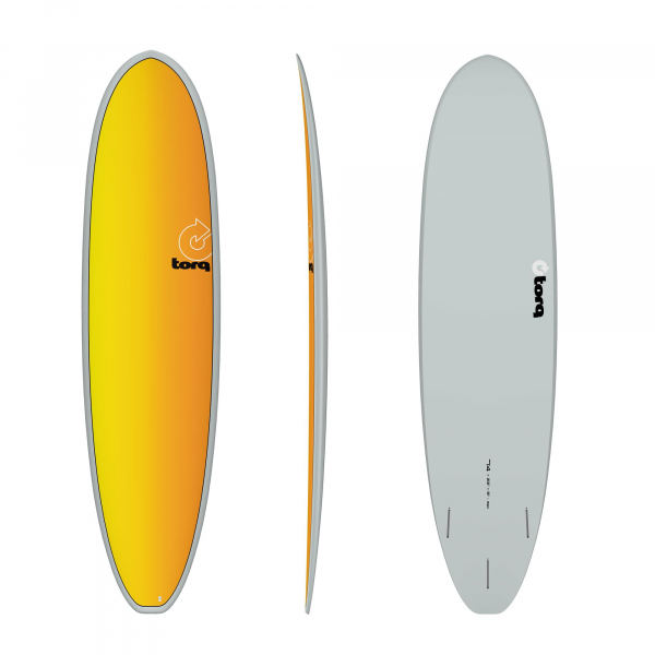 Surfboard TORQ Epoxy TET 7.4 VP Funboard Full Fade