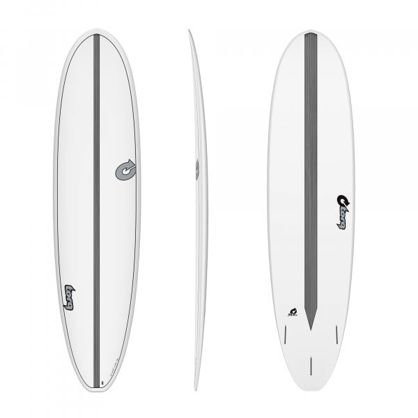 Surfboard TORQ Epoxy TET CS 7.8 VP Funboard Carbon
